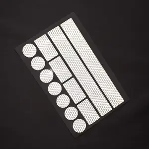 Adesivos refletores de logotipo barato impressão personalizada, adesivo refletor à prova d'água