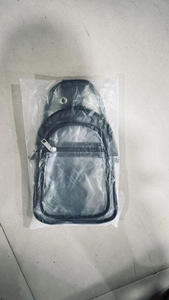 Sac de voyage ultra-léger et respirant en PVC, design Art Déco, fermeture éclair, transparent, étanche, grande capacité, pour le sport - Product Image 4