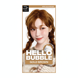 Sconto mette En Mode tinture per capelli Semi-permanenti oro marrone bolla 1L Volume ingrediente a base di erbe Shampoo verde in polvere colore 30ml - Product Image 1