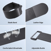 360 rotatif réglable jambe sangle aimant vol pilote genouillère support magnétique pour ipad