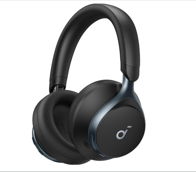 Soundcore Space One Noise Cancelling Headphones 98% ANC  Wireless Headphones LDAC Hi-Res 55H  Headset for Travel