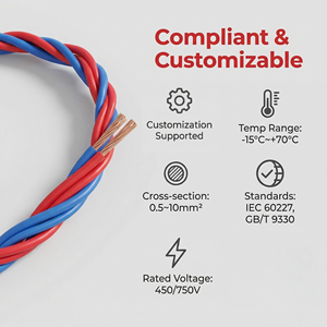 Câble LAN torsadé en cuivre RVS non blindé avec <span class=keywords><strong>gaine</strong></span> en PVC <span class=keywords><strong>100m</strong></span> – Fils <span class=keywords><strong>électrique</strong></span>s en cuivre pour réseau <span class=keywords><strong>électrique</strong></span> - Product Image 3