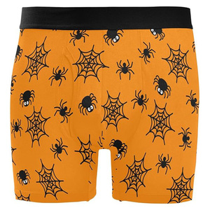 Biancheria intima da uomo dai colori vivaci non sbiadisce mai da uomo Boxer alti elastici senza cavalcare biancheria intima per adulti comodo Boxer corto - Product Image 4
