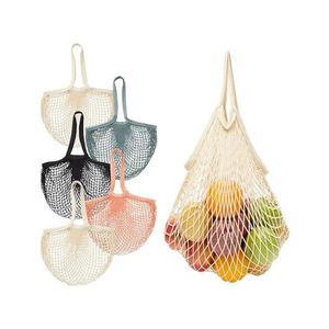 Sac fourre-tout en coton maillé réutilisable, grand format, personnalisable, écologique, style vintage, idéal pour les légumes et l'emballage – Prix abordable - Product Image 1