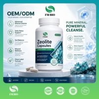 OEM ODM Private Label Zeoliet Capsules Natuurlijke Clinoptiloliet Detox Reiniging Darmbalans Immuunondersteuning Vegan Glutenvrij