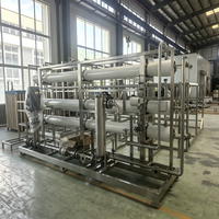 Usine de traitement de l'eau 2T/H, équipement de purification d'eau potable pure avec pompe à nanofiltration, garantie 1 an