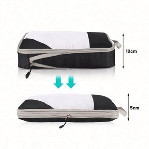 Nouvel ensemble de 4 sacs de compression de voyage grande capacité pour voyages d'affaires, sacs de rangement étanches - Product Image 6