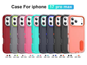 Pour iPhone 17 coque de téléphone nouvelle sensation de peau défenseur support anti-usure anti-chute housse de protection Compatible avec iPhone 16 15 14 13 12 - Product Image 6