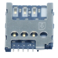 Sortie d'usine MICRO SIM CARD Push Pull Out 78646-3001 6 broches 1.45MM