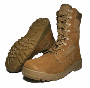 Bottes tactiques en daim imperméables et antidérapantes TSB21-1 DMS Coffee Dark Brown Coyote, légères, pour le désert et la jungle - Product Image 3