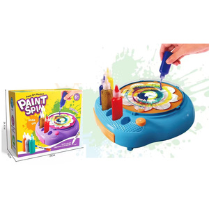 Sıcak satış DIY sanat ve zanaat boyama oyuncak boyama Spinner oyuncaklar boya Spin sanat makinesi kiti için çocuklar için doğum günü hediyesi - Product Image 5