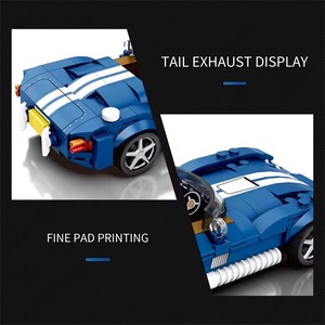 Reobrix 812, 312 Piezas, Coche Deportivo, Vehículo Urbano Creativo, Modelo de Coche Clásico, Bloques de Construcción, Juguetes de Exhibición para Niños - Product Image 6