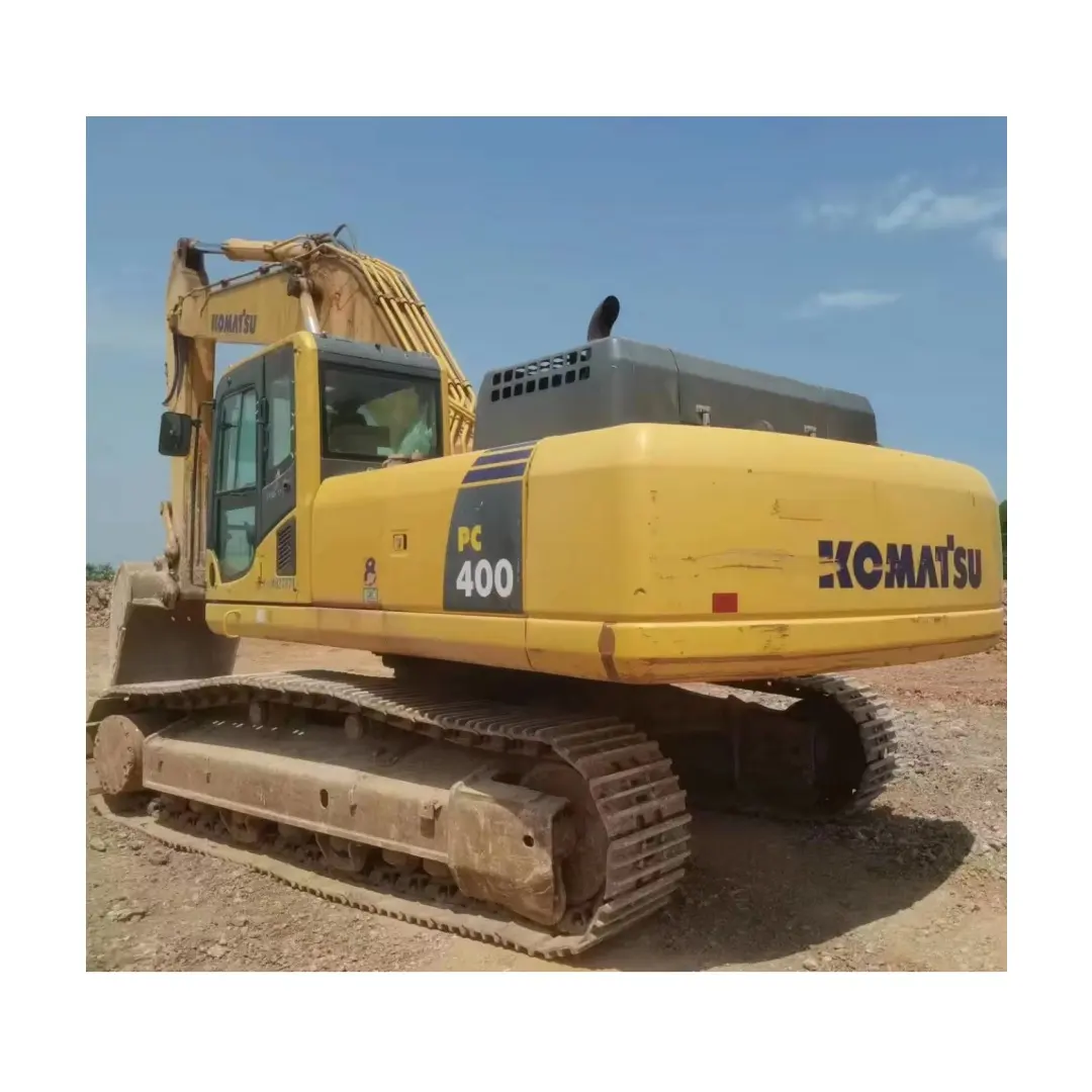 ราคาต่ําญี่ปุ่นต้นฉบับ 40 ตันมือสอง Komatsu PC400-8 เครื่องขุดมือสองสําหรับงานก่อสร้างเพื่อขาย