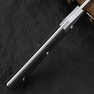 Cuchillo de Cocina Micro Technology Chef, Mango de Aleación de Aluminio G10+, Hoja de Acero de Damasco de 9.8 cm, Apto para Lavavajillas, Estilo Tradicional, Cuchillo para Frutas - Product Image 2