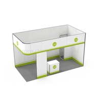 Système de cloisons modulaires TIANYU pour stand de salon professionnel, rideau de séparation pour stand d'exposition extérieur