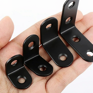 Staffa TV a L in Acciaio Inox Placcato Nero BOSS <span class=keywords><strong>per</strong></span> Mobili Angolari in <span class=keywords><strong>Legno</strong></span> - Product Image 2