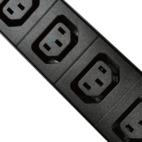 Disjoncteur en alliage d'aluminium Orient à 8 ports 250V 30A avec prise L6-30P et 6 prises C13 pour rack de serveur