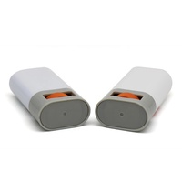 Haute qualité écologique PP PCR blanc plat ovale forme torsion jusqu'à crème solaire Tube déodorant bâton 16g 20g 50g 75g