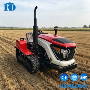 Tracteur chenillé télécommandé multifonctionnel - Chargeur <span class=keywords><strong>robot</strong></span> diesel 50 CV avec accessoires de motoculteur, lame de bulldozer et tondeuse - Product Image 1