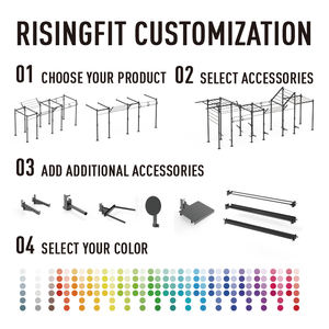 Rack de <span class=keywords><strong>musculation</strong></span> multi-hammeles en acier commercial Rising Fitness, <span class=keywords><strong>machine</strong></span> Smith pour la <span class=keywords><strong>musculation</strong></span>, équipement de fitness à domicile - Product Image 6