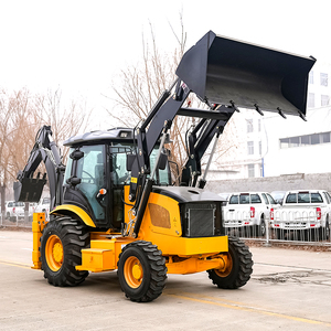 Miễn phí vận chuyển Euro V EPA 4x4 máy kéo với loader và backhoe miễn phí vận chuyển backhoe lật để bán - Product Image 4