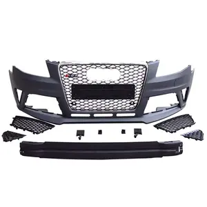 RS4 Front stoßstange mit Grill für Audi A4 B9 S4 mit quattro-Stil Hochwertige Auto-Bodikits aus PP-ABS-Material 2017-2019