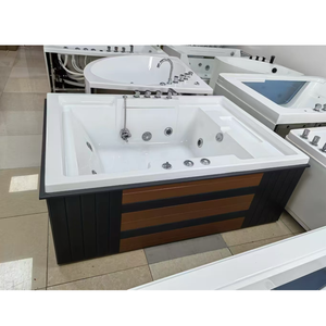 Luxuriöser Relax-Whirlpool für den Außenbereich Hochwertiger Jacuzzi Outdoor-<span class=keywords><strong>Spa</strong></span>-Badewanne <span class=keywords><strong>Massage</strong></span>-Sprudelbad Hydromassage - Product Image 1