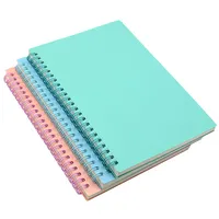 Cuadernos en espiral con impresión personalizada, papel de cuaderno en blanco, tapa dura, con logotipo, A4 A5, venta al por mayor