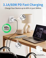 Cable USB-C 3.2 FORFLYING de Velocidad de Transferencia Súper Rápida de 10 Gbps, Carga Rápida de 3 A, Material de PVC con Cobre Estañado, Blindaje Trenzado, Privado