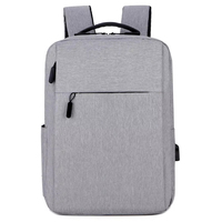 Sac à dos pour ordinateur portable pour hommes, sac à bandoulière pour étudiants, sac à dos professionnel avec port USB, OEM acceptable