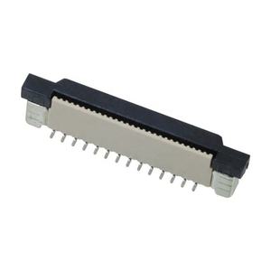 Connecteurs FFC/FPC ZIF de type tiroir, pas de 0,5 mm, 6, 10, 16, 26, 40 broches, contact vertical, H=4,55 mm, plaqué étain, bronze phosphoreux - Product Image 2