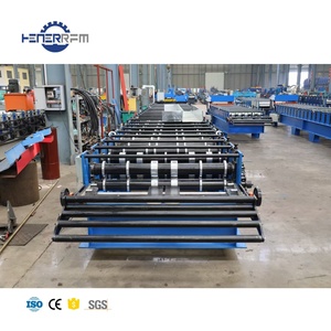 CANGZHOU HENER tre strati rotolo di formatura macchina trapezoidale tetto tetto macchina tetto tetto lamiera macchina macchina che fa macchina - Product Image 3