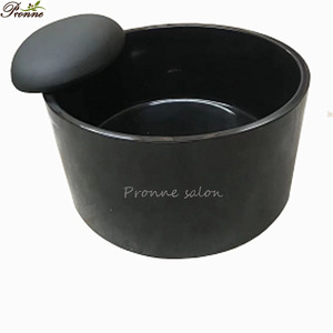 Poltrona Pedicure di Lusso Stile Trono Queen con Vasca Spa in Ceramica per Piedi e Scarico - Product Image 4