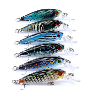 Wobblers Crankbaits 6.5cm/5g leurres Vib en plastique dur appât de poisson vibrant avec hameçon triple - Product Image 1