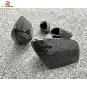 ฝาครอบกระจกมองข้างคาร์บอนไฟเบอร์คุณภาพสูงแบบแห้ง สำหรับเปลี่ยนกระจกมองข้างรถยนต์แลมโบ ฮูราแคน LP580 LP610 ปี 2014-2018 - Product Image 5