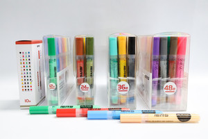 Juego de Marcadores Acrílicos Permanentes y Borrables POSCA de 1M, 12 Colores, Punta Extra Fina, para Manualidades y Arte - Product Image 6