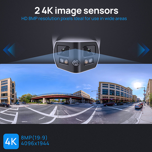 Telecamera <span class=keywords><strong>IP</strong></span> <span class=keywords><strong>POE</strong></span> Panoramica 4K Vikylin 8MP con Rilevamento Intelligente di Persone e Veicoli, Doppia Illuminazione e Audio Bidirezionale - Product Image 6