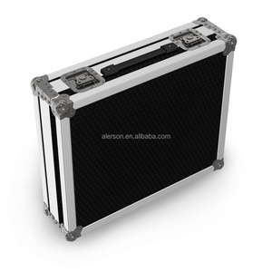 Tùy chỉnh khung nhôm trường hợp chuyến bay với tấm nhựa và tấm ván DJ thiết bị âm thanh hộp lưu trữ phần cứng thân cây với bánh xe - Product Image 6