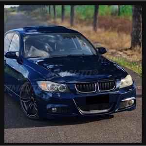 Kit carrosserie pour BMW Série 3 E90 E91 2005-2008, calandre de pare-chocs, grilles de course, garniture décorative, calandre avant, extérieur - Product Image 5