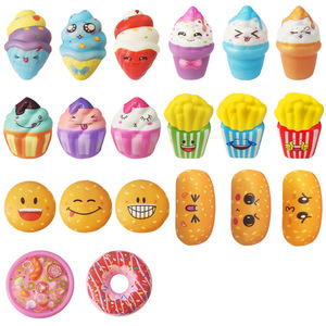 CHENXI Custom PU Foam <b>Squeeze</b> Toys Simulation Hamburger Bread Slow-Rebound Stress Relief Fidget Toys Stress <b>Ball</b> - Product Image 2