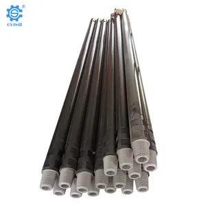3m 3000mm Water Well Drill pipe Rod 1m Deep Oil Well Borehole Drilling Rig 1000mm Drilling Pipes for water well