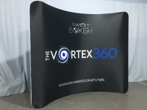 Tùy chỉnh in căng thẳng vải cong Backdrop 8ft gối trường hợp Backdrop triển lãm thương mại tổ chức sự kiện căng thẳng vải hiển thị - Product Image 6