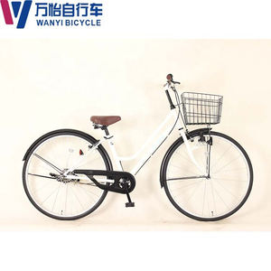 Bicicleta Urbana City de 26 Pulgadas para Hombres y Adultos, de Una Velocidad, con Canasta, Cuadro de Acero al Carbono - Product Image 2