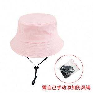 หมวกบักเก็ตผ้าฝ้าย 100% สกรีนโลโก้ตามสั่ง ขายส่งจากโรงงาน หมวกตกปลา หมวกเดินทางท่องเที่ยวกลางแจ้ง ใส่ได้ทุกฤดู หมวกโปรโมชั่น - Product Image 3