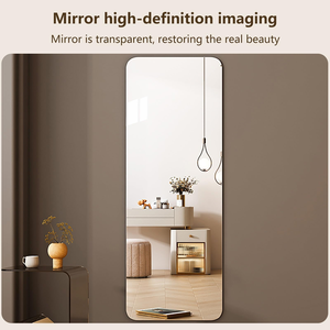 OEM Custom Acrylic <b>Mirror</b> Sheet PMMA Self Adhesive Soft <b>Wall</b> <b>Mirror</b> Sticker Manufacturer for Decoration - Product Image 5
