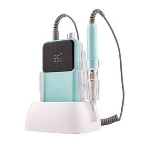 Taladro de uñas sin escobillas con logotipo personalizado de gran oferta, máquina de eliminación de Gel de taladro de uñas recargable portátil de 35000RPM - Product Image 4