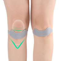Bande de soutien rotulien en silicone moulé, absorption des chocs, compression, soulagement de la pression pour la gym et le fitness