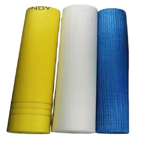 High tensile strength 5x5mm 145 g/m2 and 160 g/m2 fiberglass mesh for facade isolation