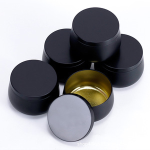 Latas metálicas para velas al por mayor para cera de soja, impresión de logotipo personalizado, reciclables - Product Image 1