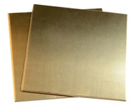 Plaque de laiton en H62-H65 mince 0.3mm 0.5mm d'épaisseur 4mm 5mm 6mm